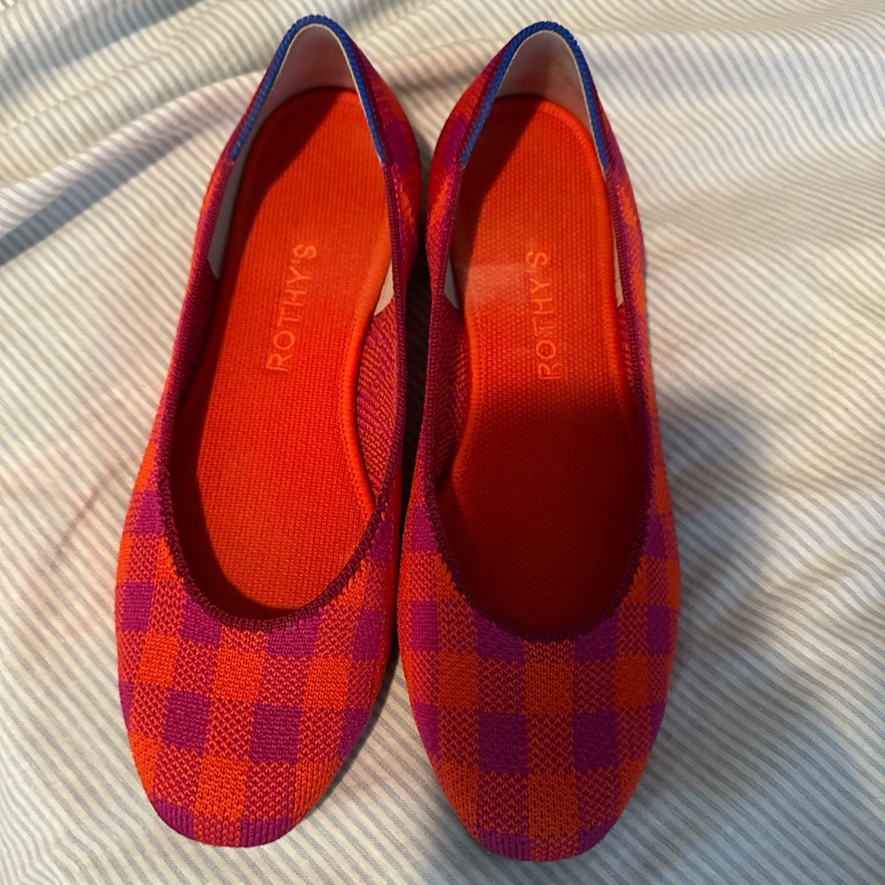 Rothys gingham squares